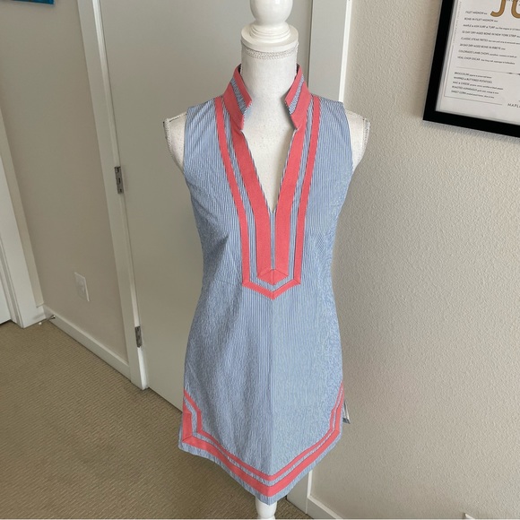 Eliza J Striped Shift Dress, 2P - Picture 3 of 14